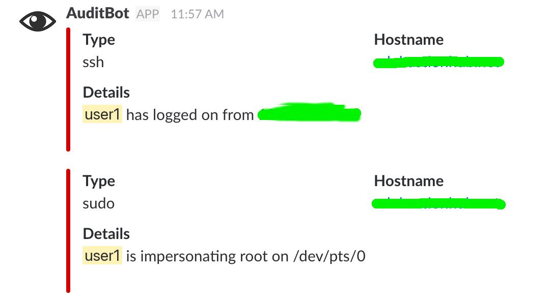 Open session example